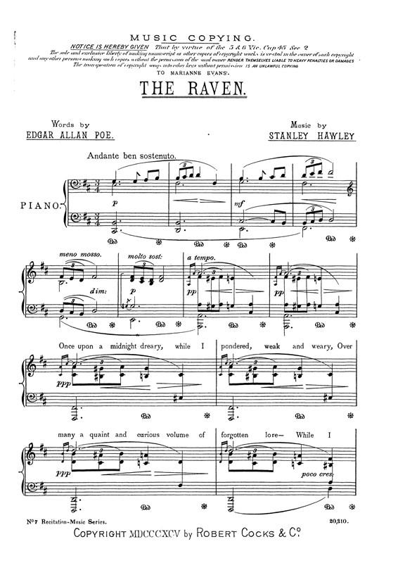 The Raven Recitation Piece No.7